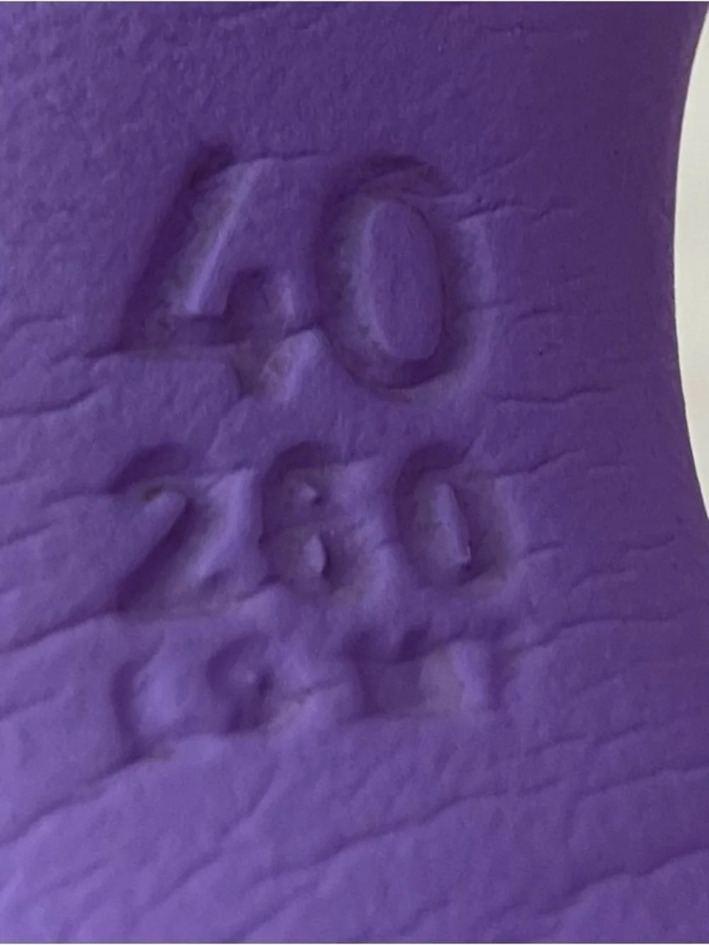 Birkenstock Women’s Size 40 / 9.0 Gizeh EVA Lavender Purple Thong Sandals